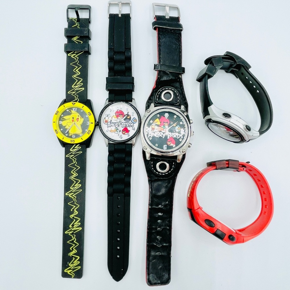Untested Pokemon & Angry Birds Watch Lot/Bundle - Picture 2 of 15